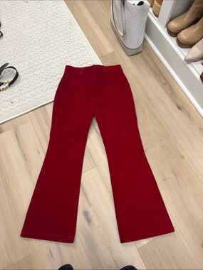 Steve Madden Red Boot Cut Flare Pants